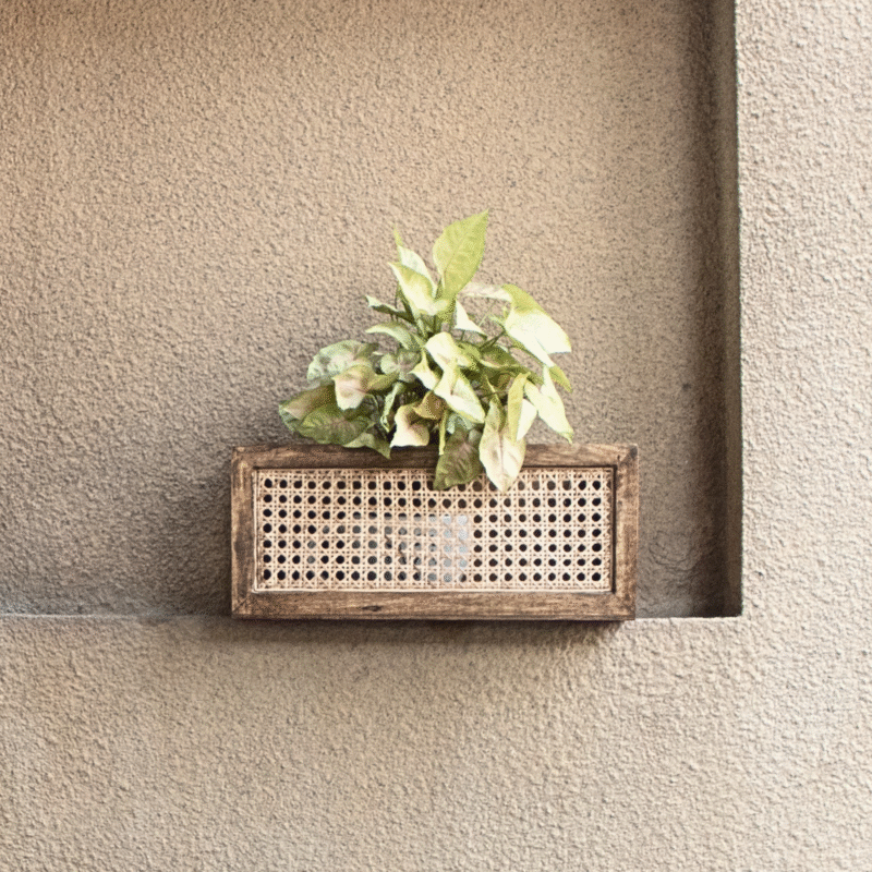 Cane Mosaic Planter