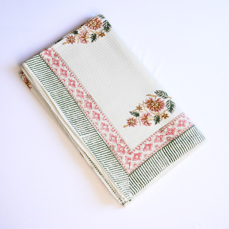 Wildflower Meadow  Waffle Bedcover Set