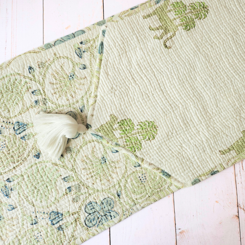Summer Trails – Double-Sided Quilted Table Runner