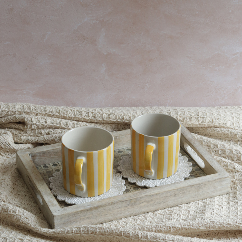 Yellow-Ceramic Coffee Mug