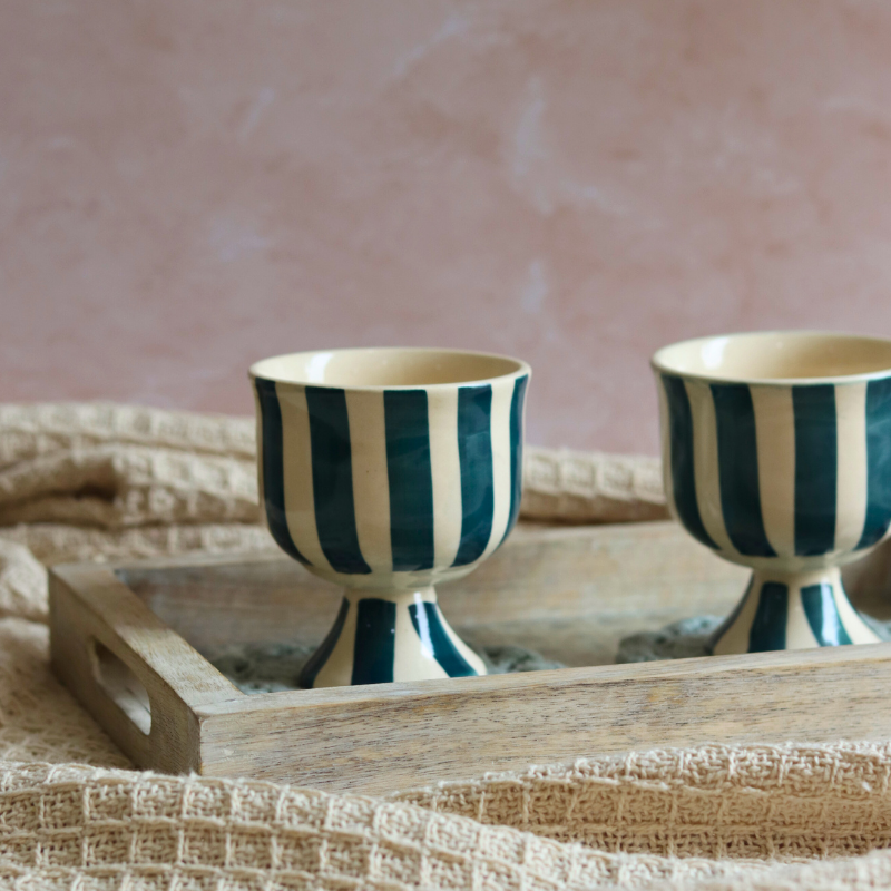 Ceramic Cocktail Glasses - Set of 2