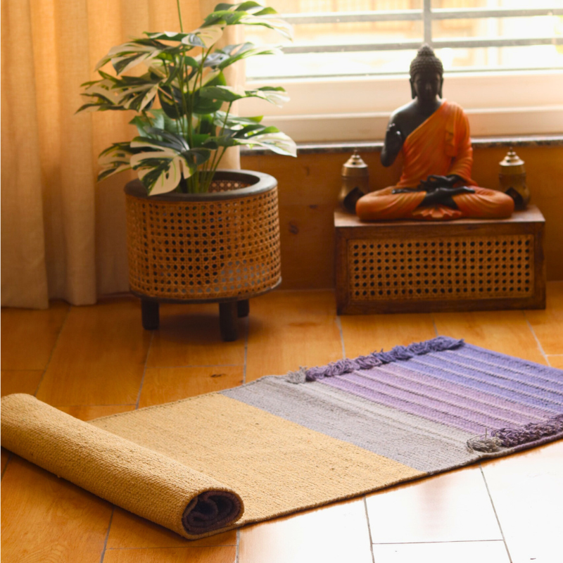 Yoga Mat - Hand Knotted